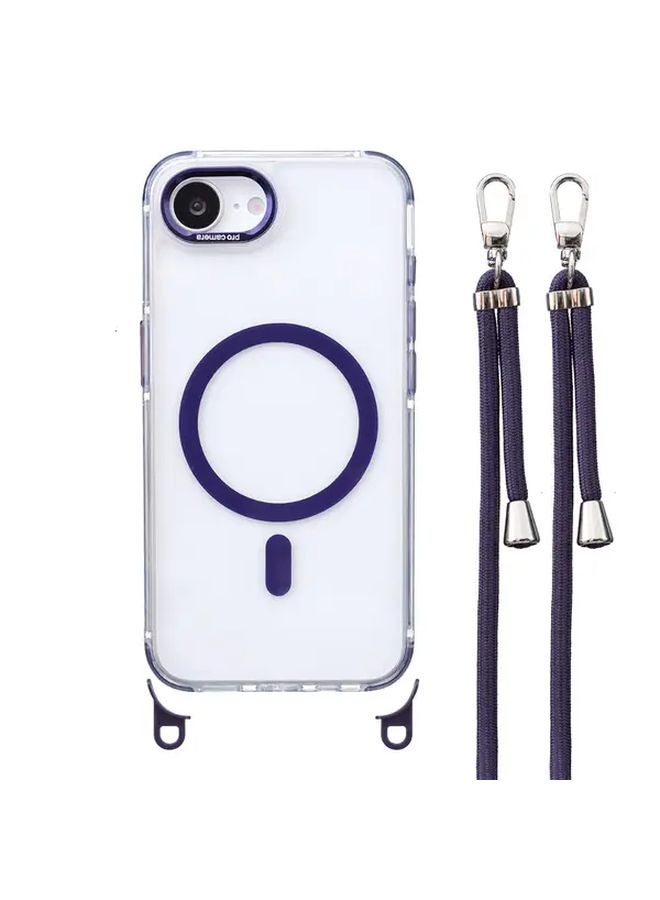 Pink 3Pcs Set Phone Case Lanyard Screen Protector Compatible with iPhone 16 Plus - Image 5